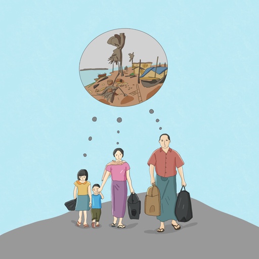 Buying land that you don’t own - Many people have arrived in Yangon as migrants from rural areas, especially after the devastating cyclone Nargis in 2008. Looking for a secure environment to rebuild their lives, but not being familiar with the complicated procedures of transferring land, many of them have been caught in situations where they bought land from farmers, only to find out that the land belongs to someone else, and that their purchase is not recognized.